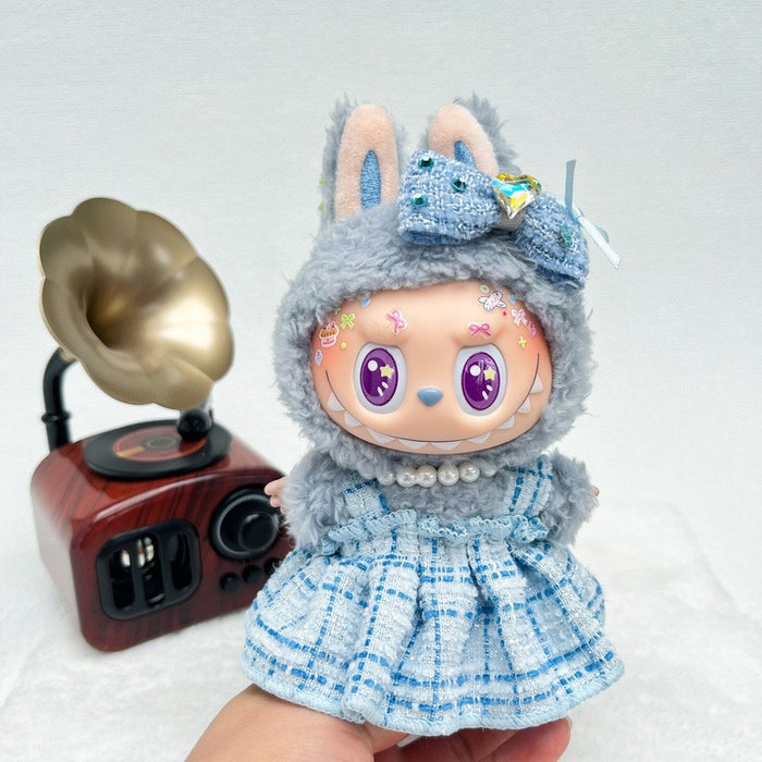 Wholesale Vinyl doll clothes change cute sweet skirt