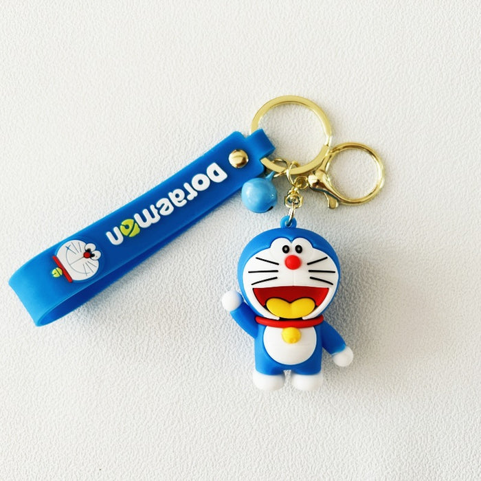 Wholesale Cute PVC Keychain Cartoon Bag Charm Car Key Accessory Gift