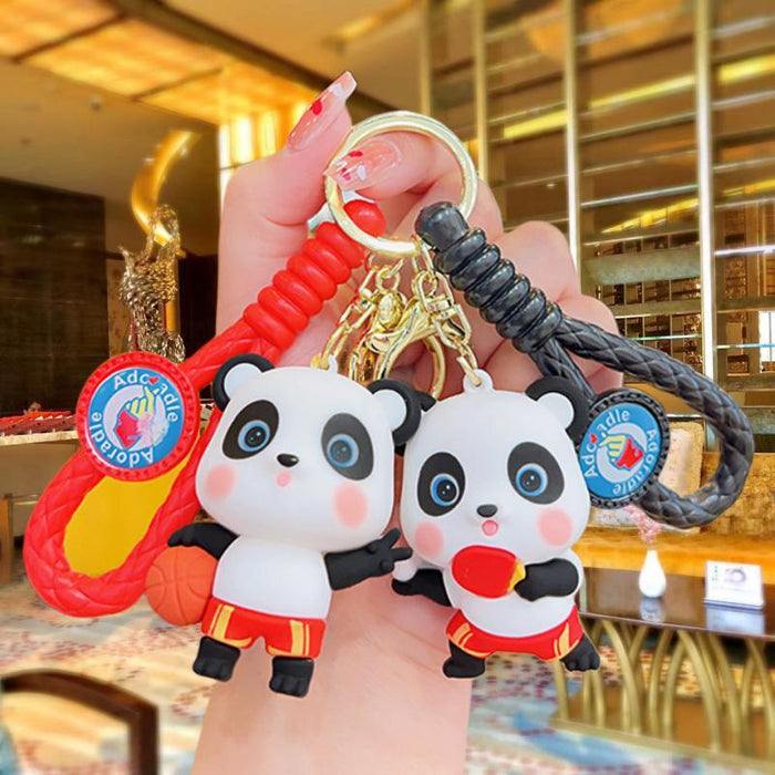 Wholesale Silicone Cartoon Doll Keychain JDC-KC-MingT162