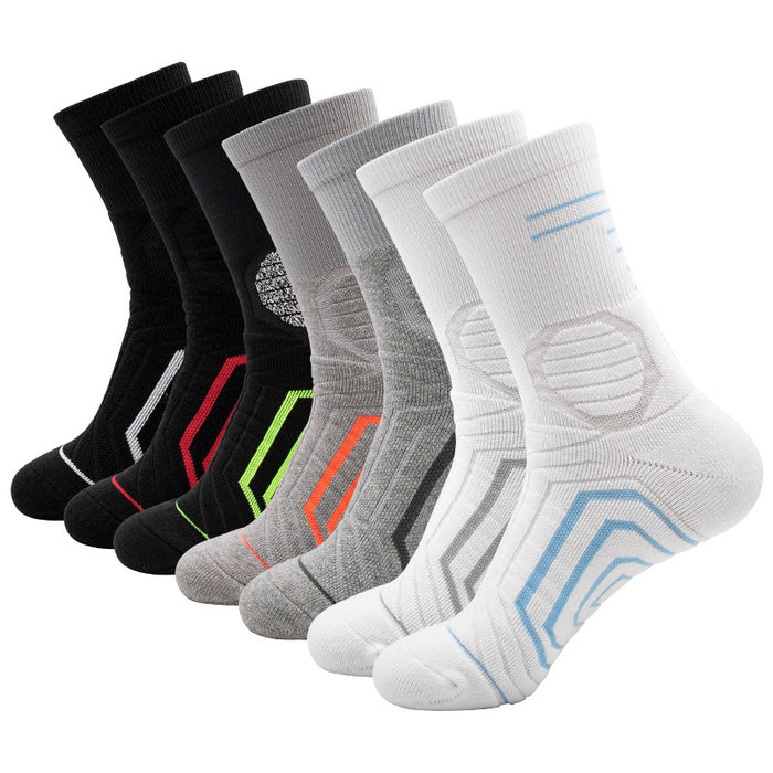 Wholesale Middle tube football socks, children's anti slip socks, thickened towel bottom sports socks, looped socks