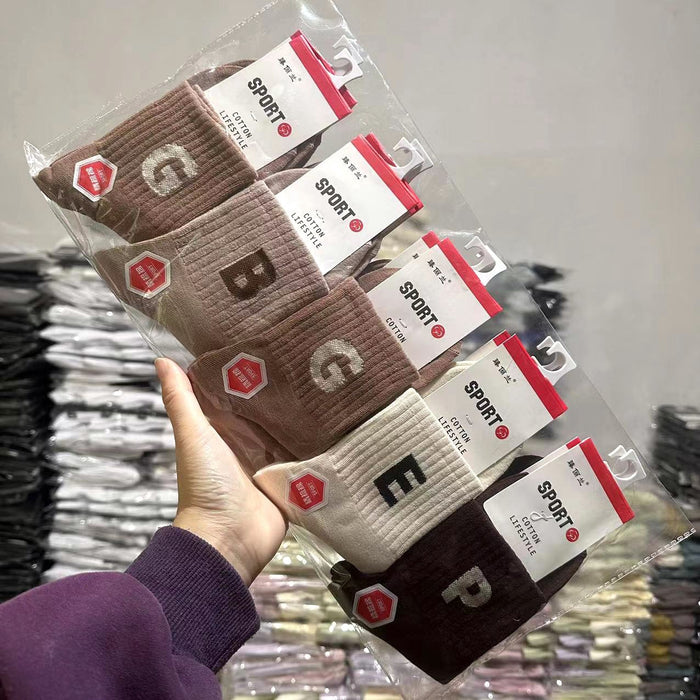 Wholesale Socks, cotton socks, mid length socks, running socks, sports long socks