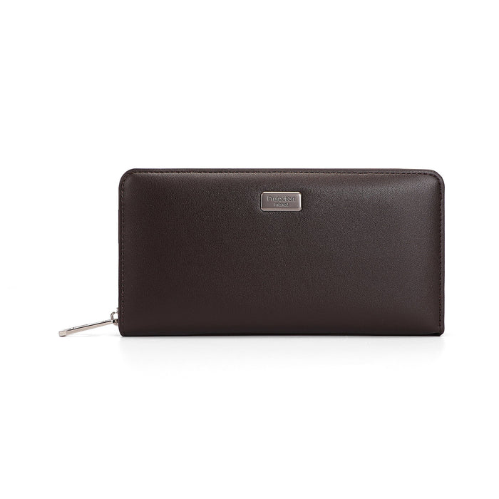 Wholesale Business Commuting PU RFID Blocking Long Clutch Wallets for Men Everyday Use