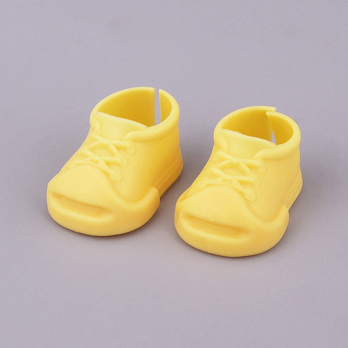 Wholesale Shoes suitable for 17 cm doll shoes sneakers universal cotton doll