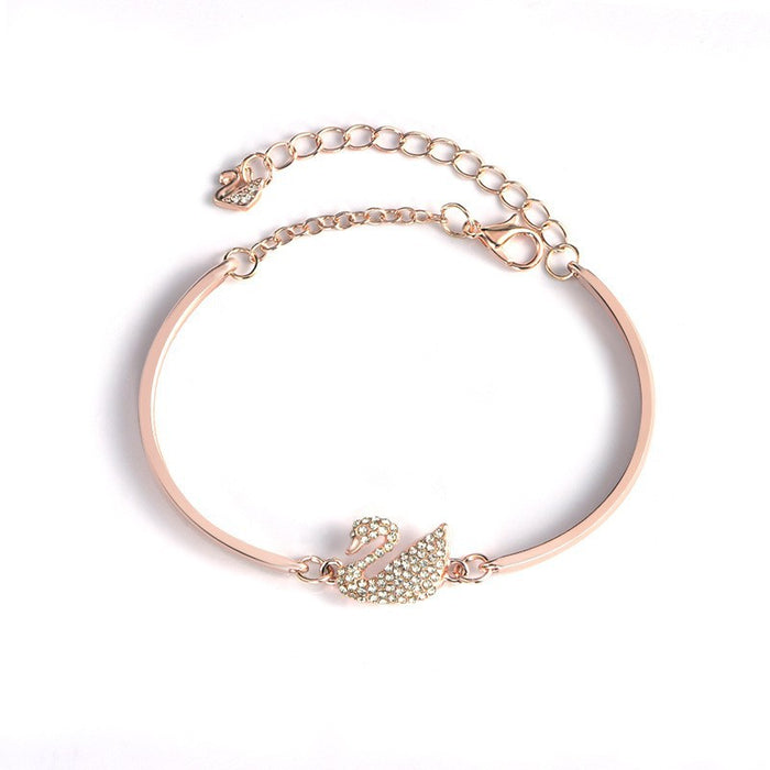 Wholesale Swan Bracelet Diamond Bracelet Bracelet Cross-border Micro-source Jewelry