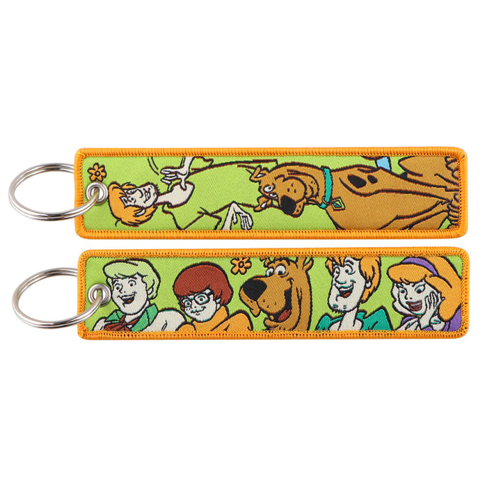 Wholesale Cloth Woven Cartoon Keychain Trendy Decorative Bag Charm Fashion Gift For Bags And Keys Resale Boutique Accessory