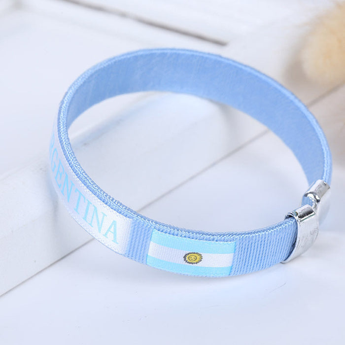 Wholesale World Cup Themed Bracelet Fan Souvenir Cheering Gift