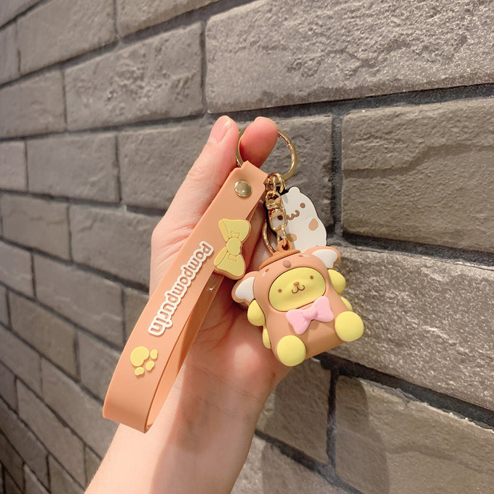 Wholesale Cartoon Silicone Keychain JDC-KC-MZL013