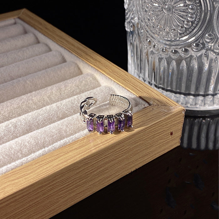 Wholesale Light luxury high-end ring elegant niche personality minimalist versatile ring accessory