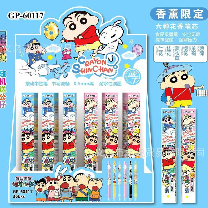 Wholesale cute cartoon 0.5mm student clickable ballpoint pens