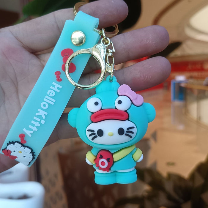 Wholesale Cartoon Silicone Doll Keychain JDC-KC-KuangK033