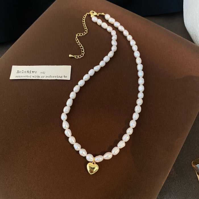 Wholesale  Pearl Necklace Women's All-match  Retro Fashion Elegant Elegant Clavicle Chain