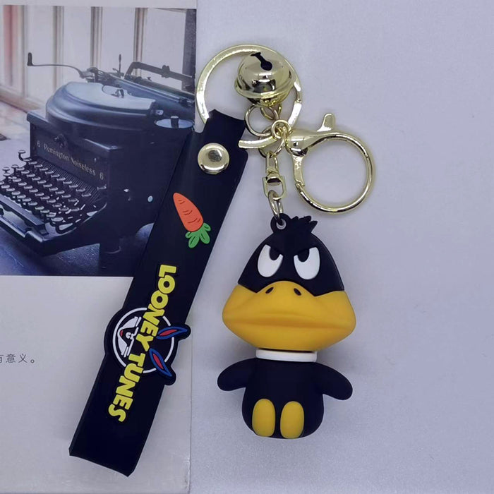 Wholesale Cartoon doll rabbit brother Duck Key Chain pendant bag car key chain accessories gift