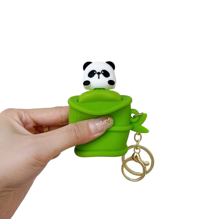 Wholesale  Cartoon cute  Keychain Decompression  Car Key Pendant Schoolbag Panda Pendant  Key Chain