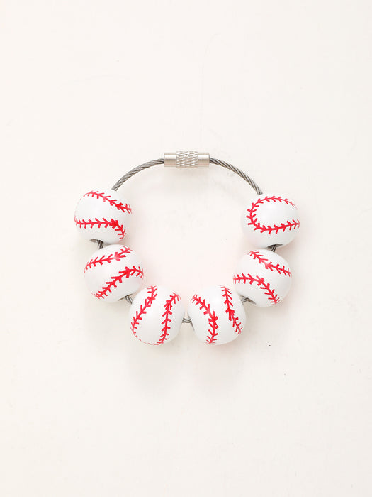 Wholesale Basketball Baseball Football Wooden Beads JDC-BDS-YiTian001