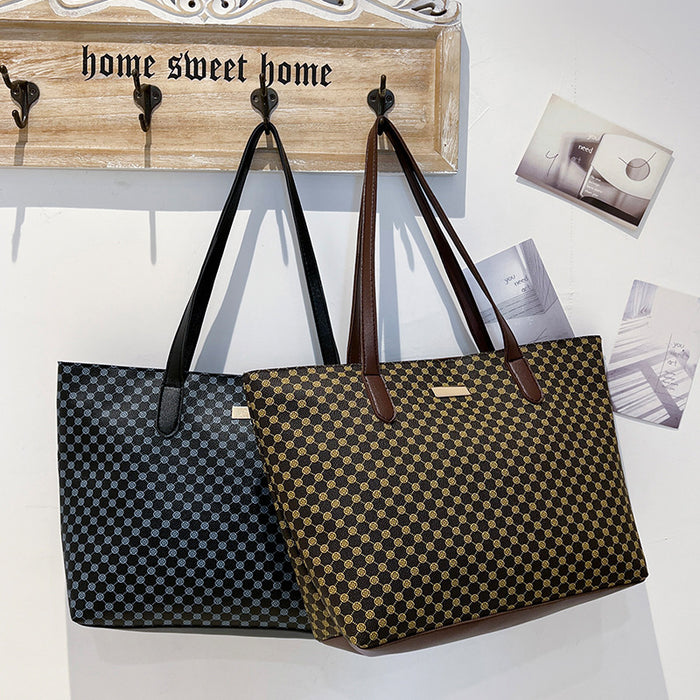 Wholesale Printed tote bag for women, casual large capacity shoulder bag