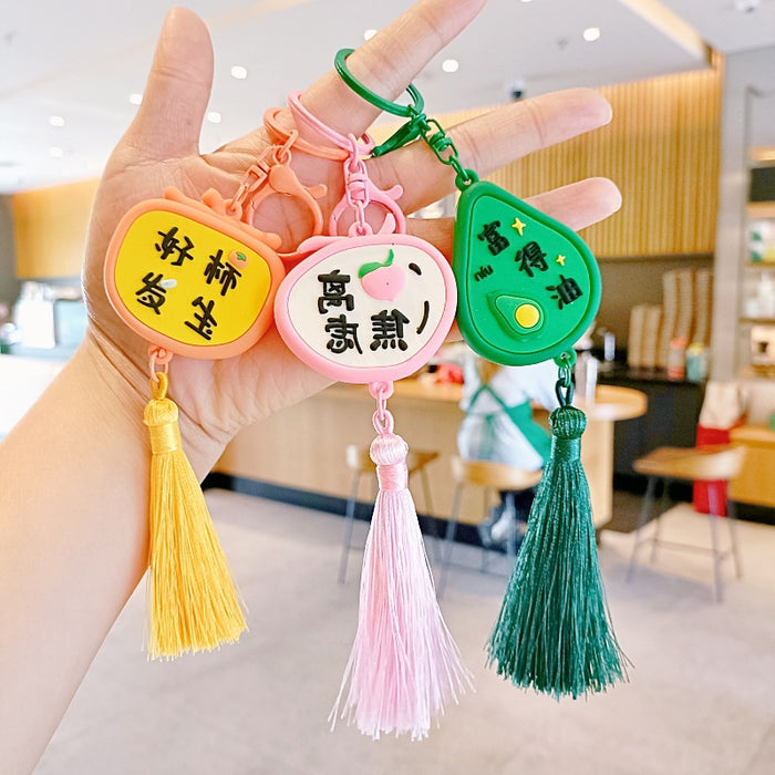 Wholesale Silicone Cartoon Doll Keychain JDC-KC-MingT208