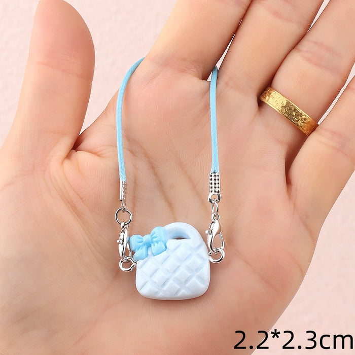 Wholesale Cute bow bag charm Keychains
