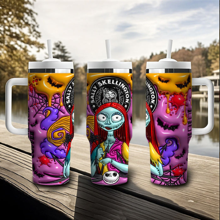 Wholesale Tumbler Cute Cartoon Pattern 40OZ Stainless Steel Car Ice Bullies Cup