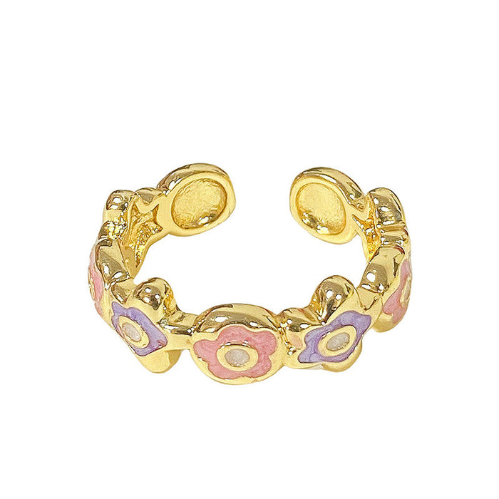 Wholesale Ring, light luxury, high-end, niche design, unique flower butterfly