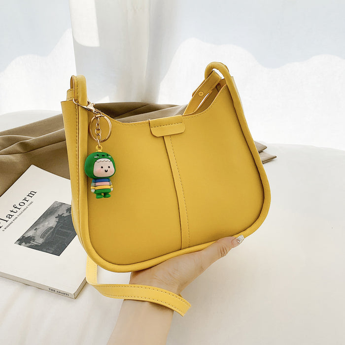 Wholesale Fashionable texture small bag new versatile niche crossbody bag popular single shoulder underarm bucket bag