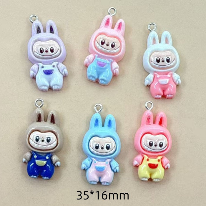 Wholesale 10pcs DIY Cream Clay Headwear Hair Clips,  Refrigerator Magnets,  Shoe Buckles,  Earrings,  Keychains Pendant