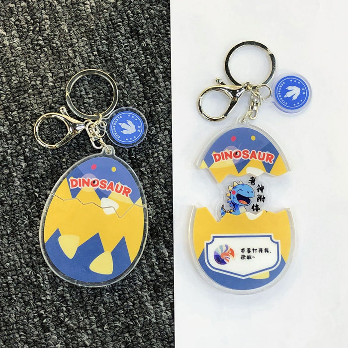 Wholesale Dinosaur keychain customization cartoon anime peripheral customization bag pendant