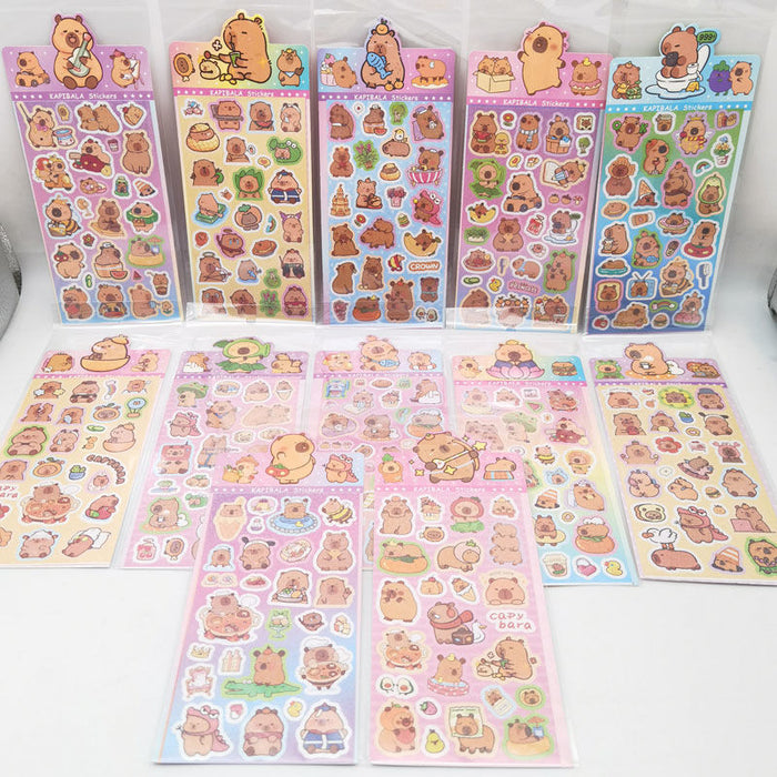 Wholesale Colorful and cute cartoon laser stickers