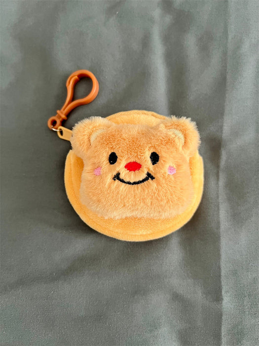 Wholesale Portable bear-shaped plush wallet