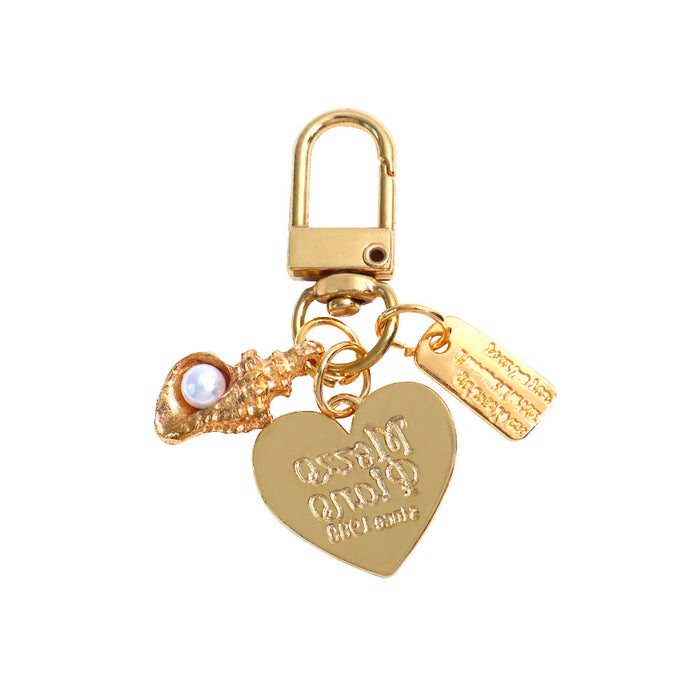 Pearl Shell Keychain Pendant