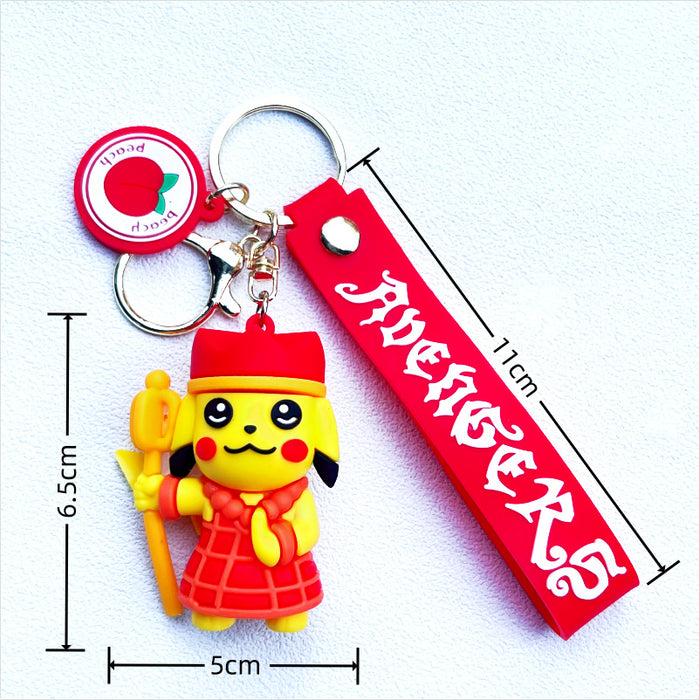 Wholesale PVC Cartoon Doll Keychain JDC-KC-WuYi114