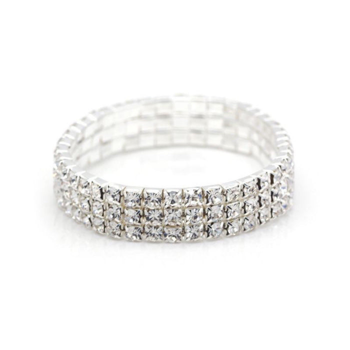Wholesale Full Diamond Elastic Bracelet