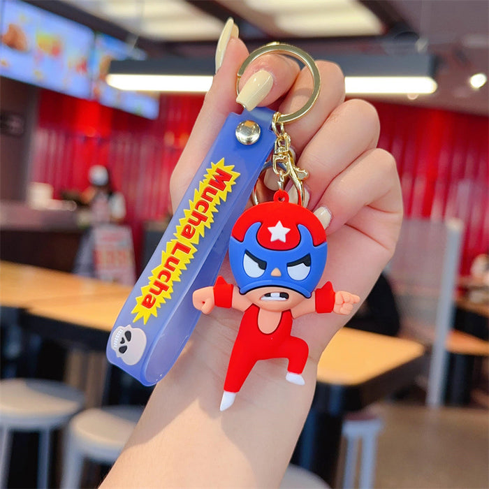 Wholesale Anime Cartoon PVC Doll Keychain JDC-KC-YueW007