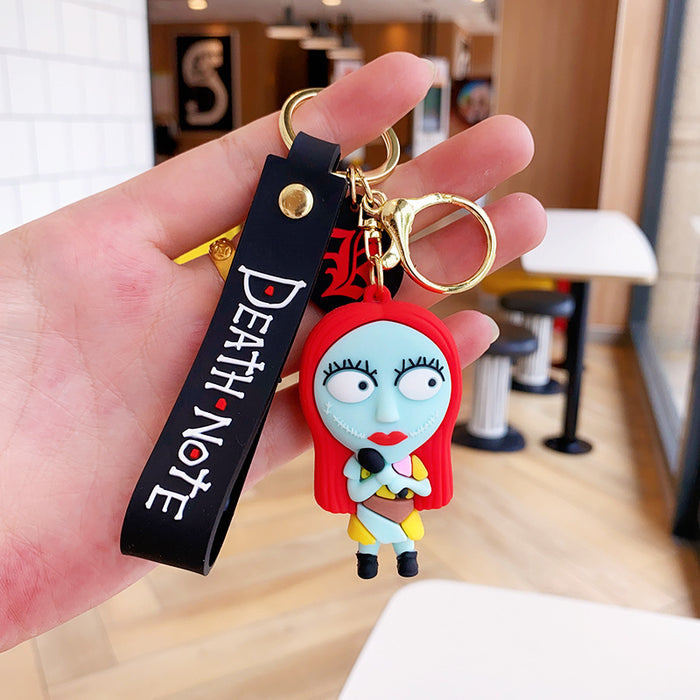 Wholesale Nightmare Keychain Pumpkin Skeleton Doll Pendant Gift