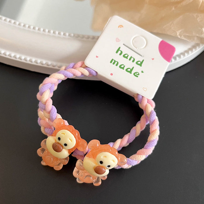 Wholesale Cartoon Braided Children Plastic Hair Band JDC-HS-Leiyang001