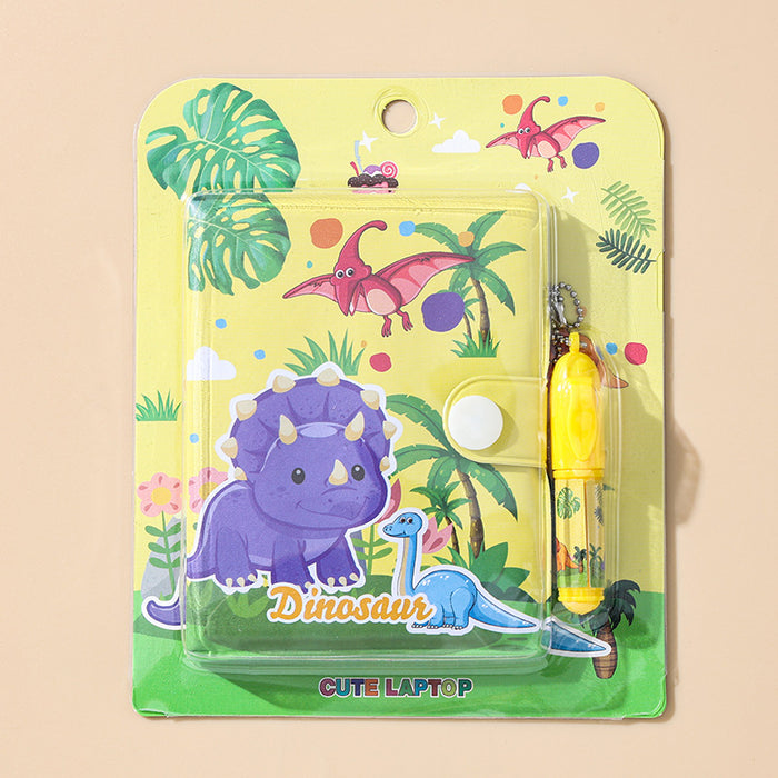 Wholesale Cartoon Creative Pen Notebook Student Cute Portable Pocket Book Children's Fun Vit Small Book Batch