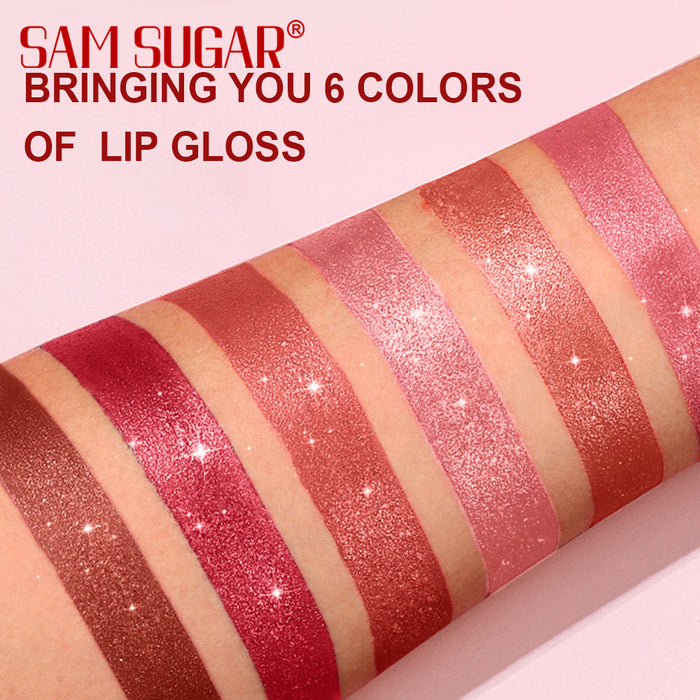 Wholesale 6 lipsticks suit makeup pearl matte lipstick not easy to fade fog face waterproof lipstick