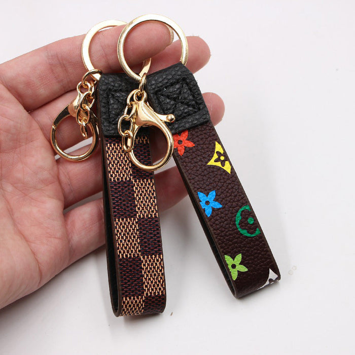 Keychain en gros cuir PU JDC-KC-Zuge042