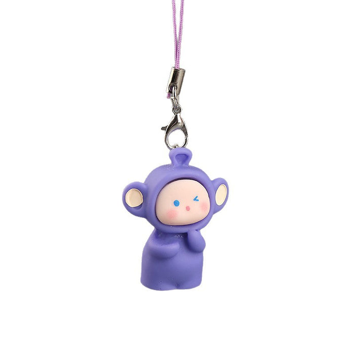Wholesale Cute phone charm 3D resin keychain bag accessory