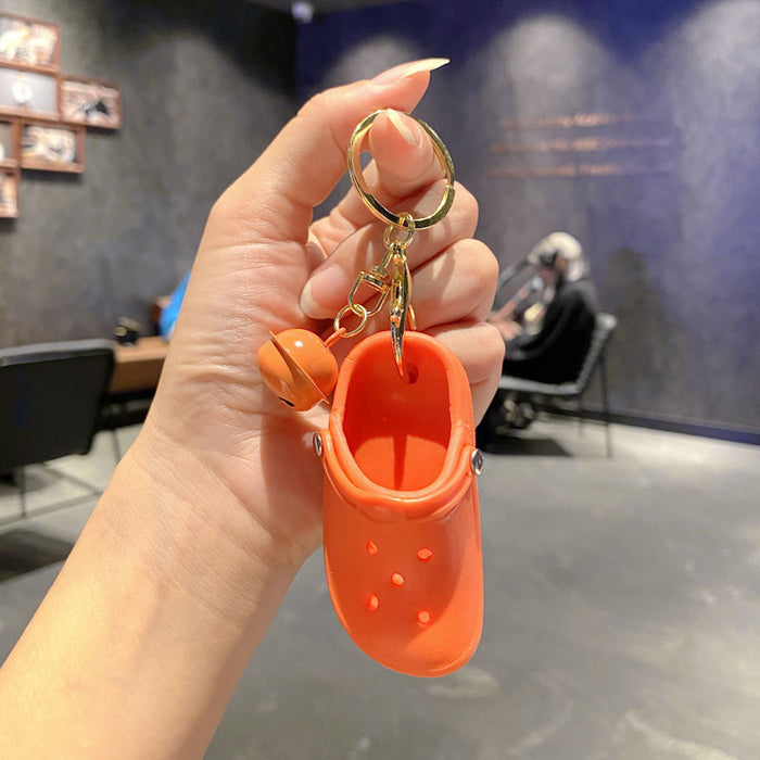 Wholesale Chic Slipper Keychain Metal Keyring Bag Charm MOQ≥2