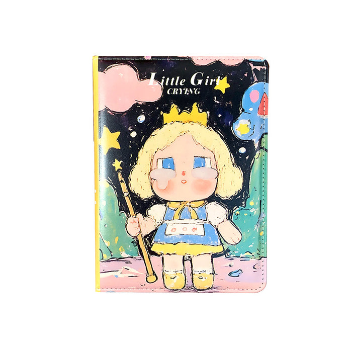 Wholesale 5pcs Magic Crying Baby Coloring Page Notebook Cartoon Leather Notepad