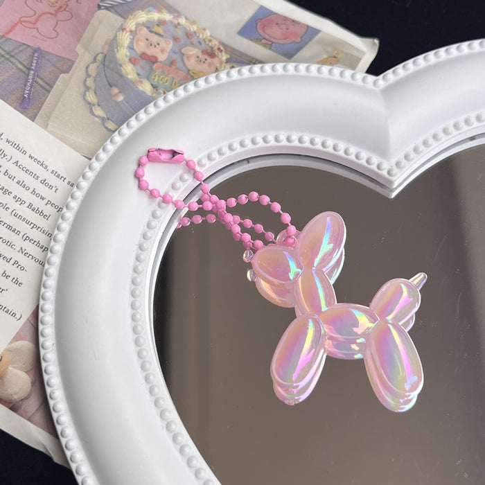 Wholesale Laser Balloon Doll Keychain Pendant Versatile Personalized Pendant Colorful Dog Creative Jewelry Gift