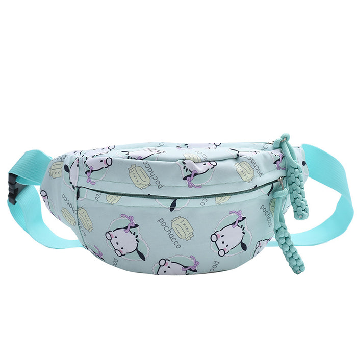 Wholesale Children's Waist Bag Shoulder Bag Small Fresh Cartoon Children's Chest Bag Large Capacity Macaron Casual Bag