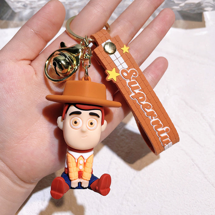 Wholesale Cartoon Silicone Doll Keychain JDC-KC-QiChao058