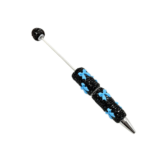 Wholesale Rhinestone Bow Beaded Pen – DIY Creative Ballpoint Pen for Office,  minimum quantity: 2