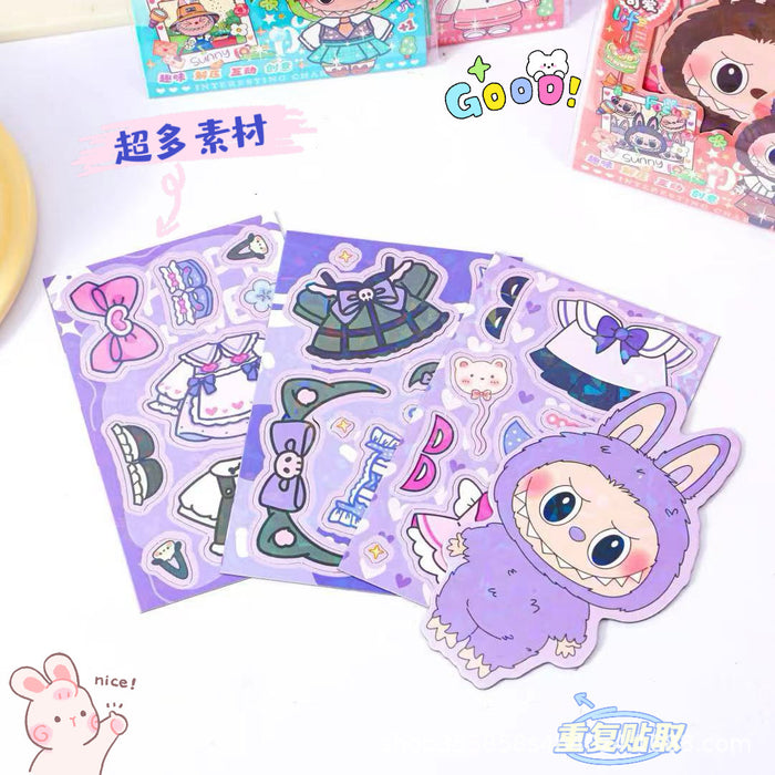 Wholesale Random Magnetic Dress-Up Sticker Book Magnet Sticker Dress-Up Educational Toy
