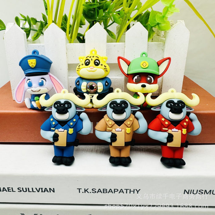 Wholesale Keychain Ring Doll Accessories Couple Bag Pendant