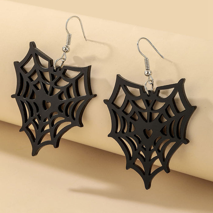 Wholesale  little devil skull heart dark earrings