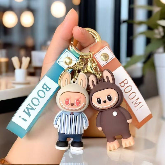 Wholesale Plush plush Keychain School Bag Pendant Key Chain Boys Gift