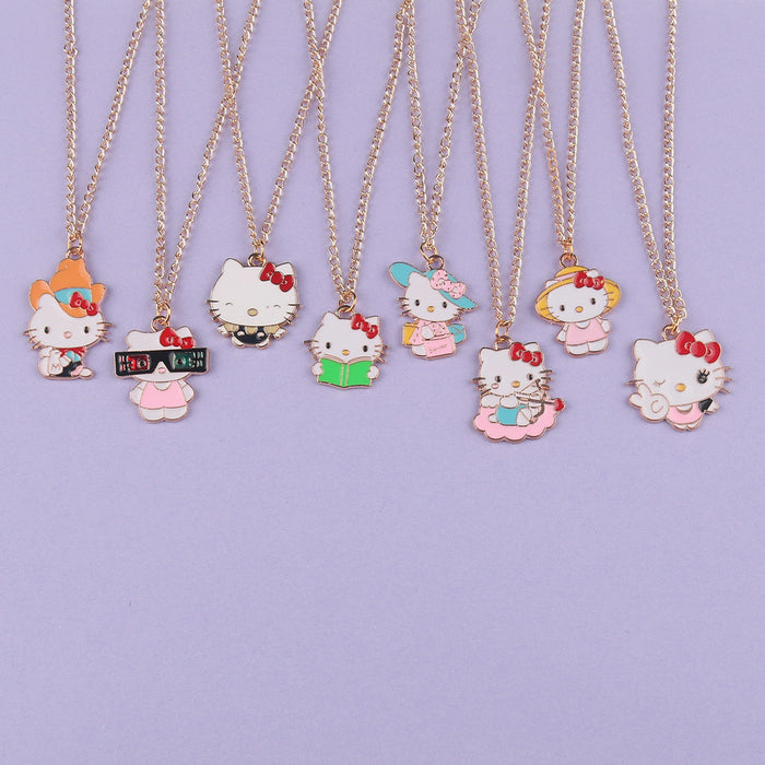 Wholesale Cartoon Alloy Pendant Necklace JDC-NE-FuYu018