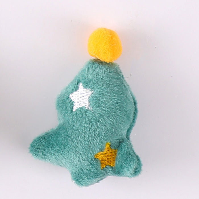 Wholesale Christmas Brooch Cute Plush Christmas Accessories Cartoon Pin Decorations Clothing Accessories
